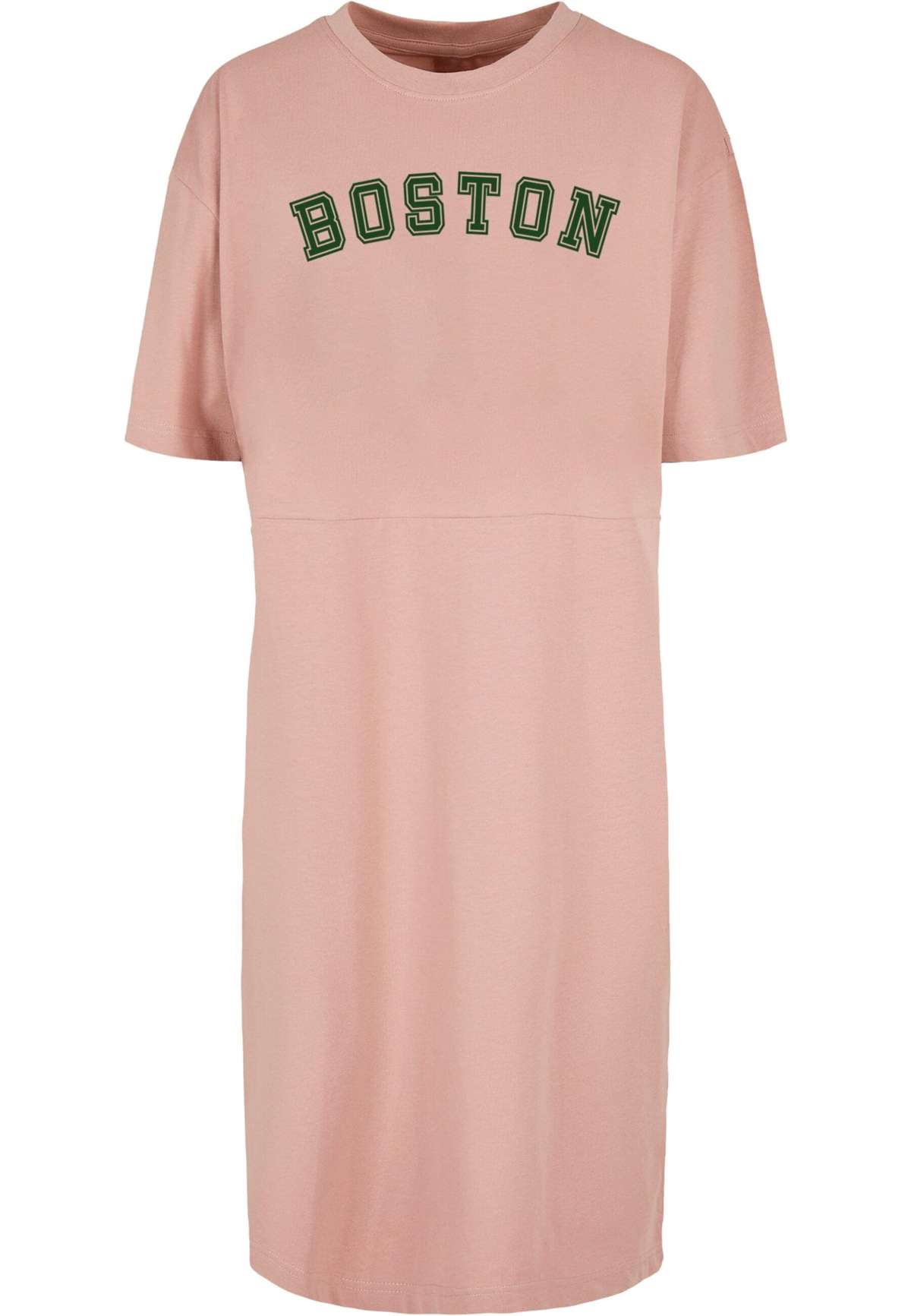 Платье-рубашка »Damen Ladies Boston Organic Oversized Slit Tee Dress«