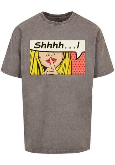 футболка»Herren Silent Sign Comic Acid Washed Oversized Tee«