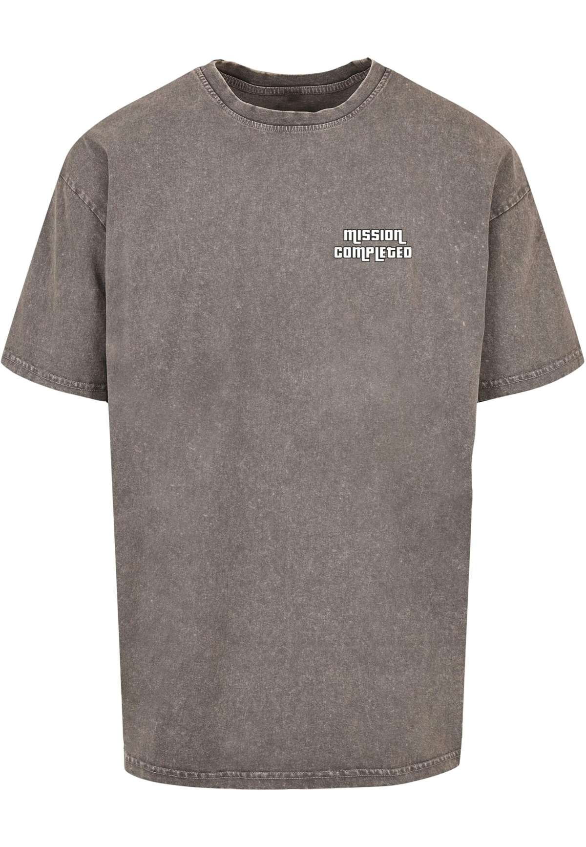 футболка»Herren Grand Lets Play Acid Washed Heavy Oversize Tee«