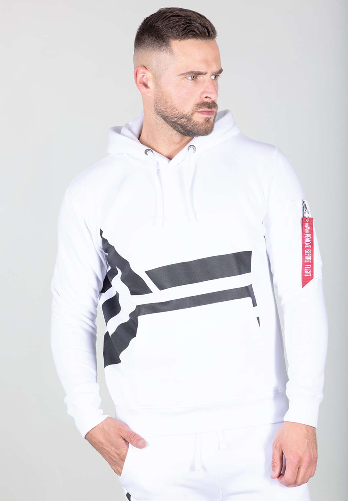 Толстовка с капюшоном Men - Hoodies Side Logo Hoodie