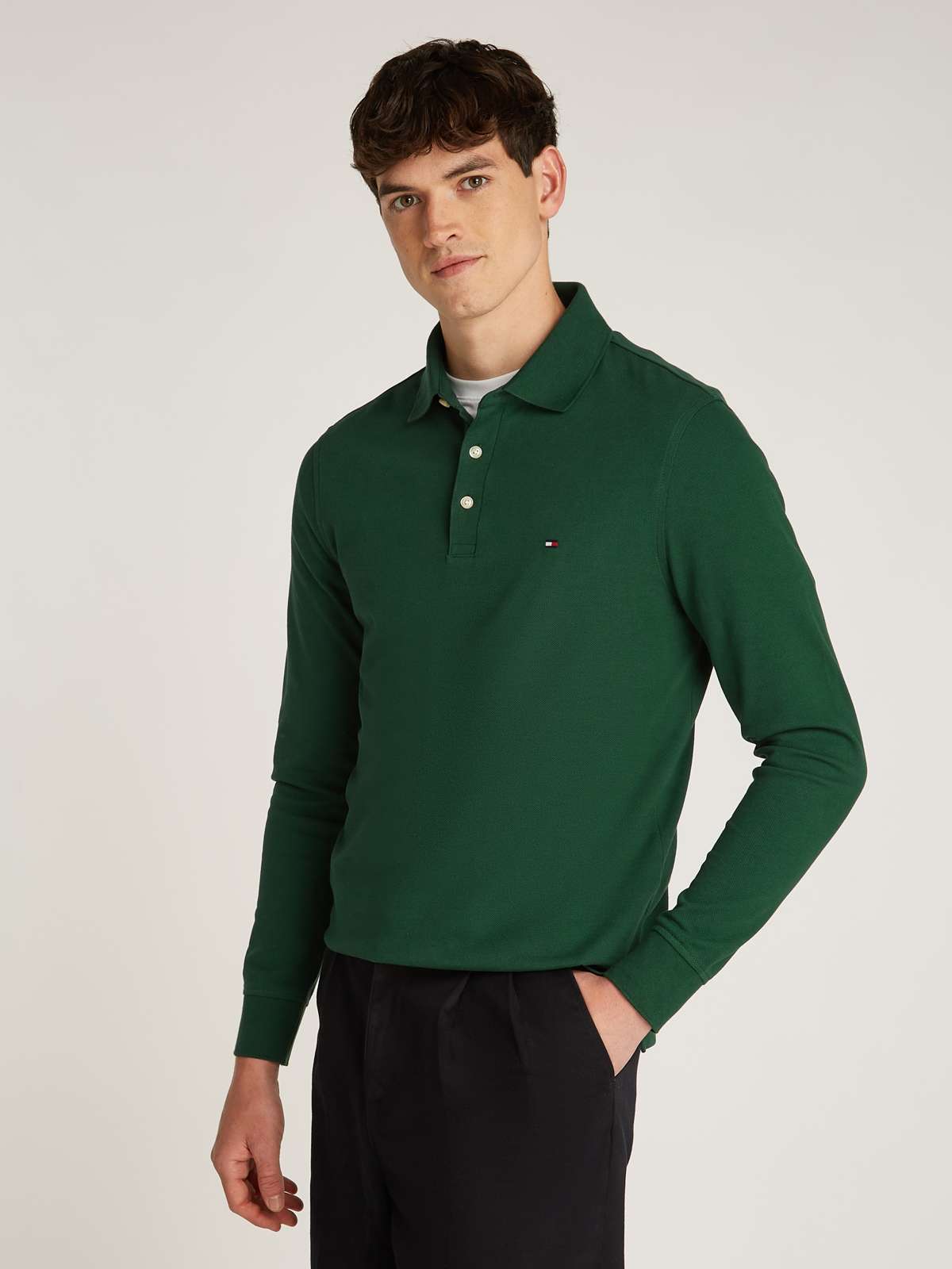 Рубашка поло с длинными рукавами 1985 SLIM LS POLO