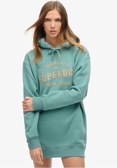 Платье из джерси »LUXE METALLIC LOGO HOOD DRESS«