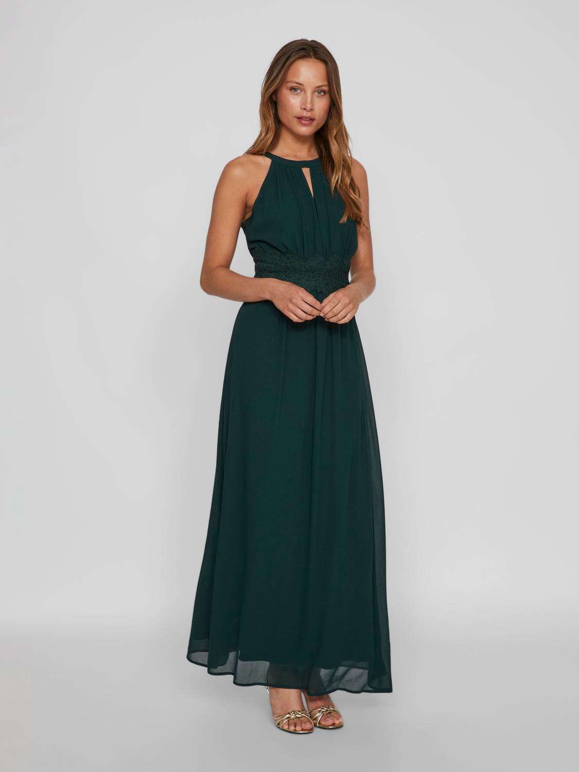 Платье макси »VIMILINA HALTERNECK MAXI DRESS - NOOS«