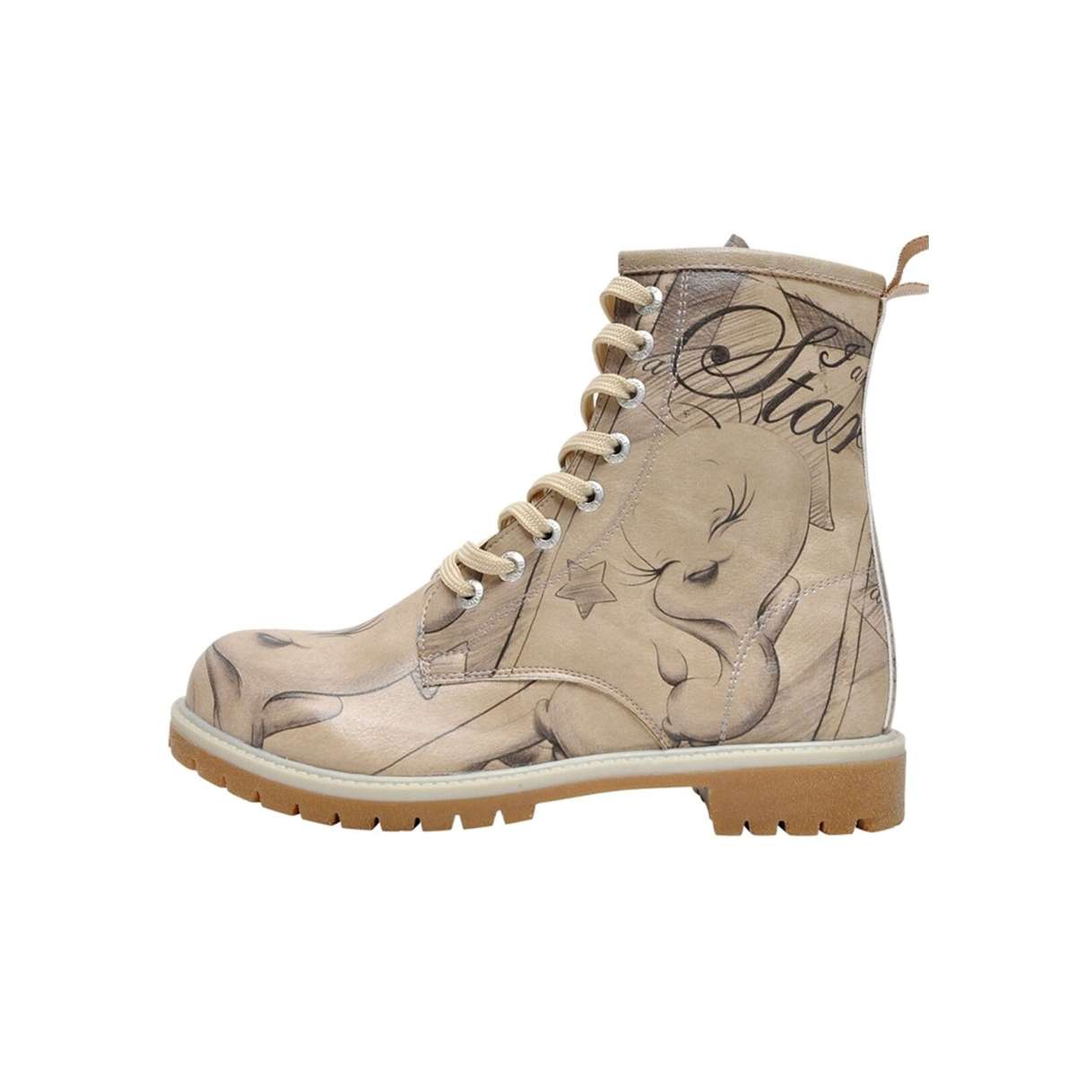 ботинки на шнуровке»Damen Boots Tweety Sketch Vegan Damen Boots / female«