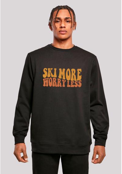 толстовка Ski More Worry Less