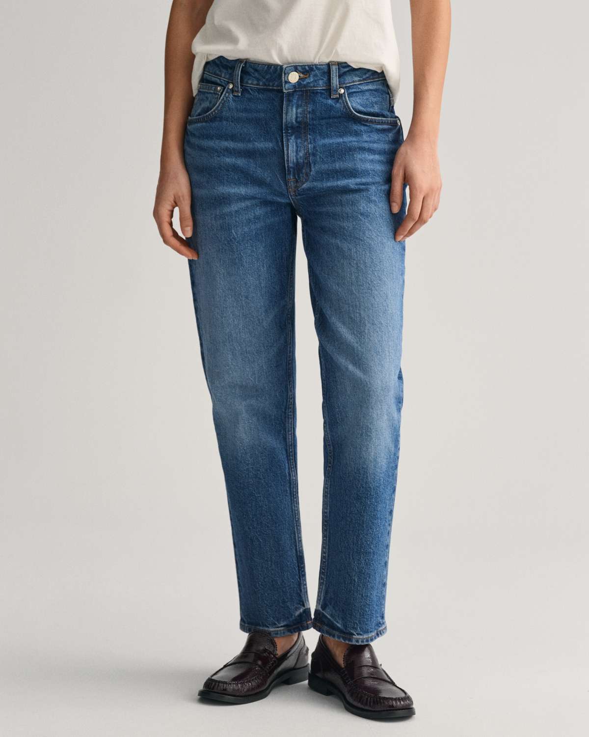 Прямые джинсы »STRAIGHT CROPPED JEANS«