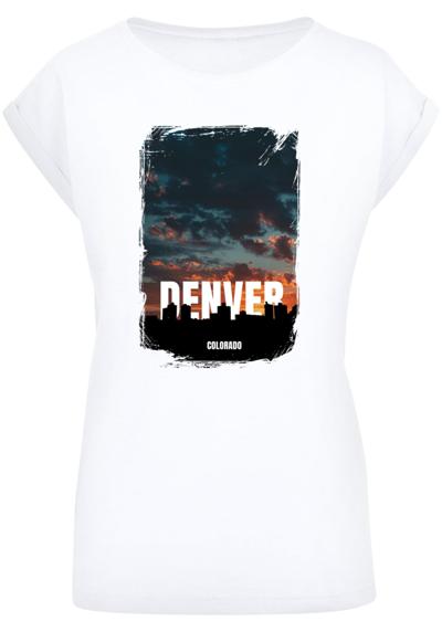 футболка »Damen Ladies Denver Extended Shoulder Tee«