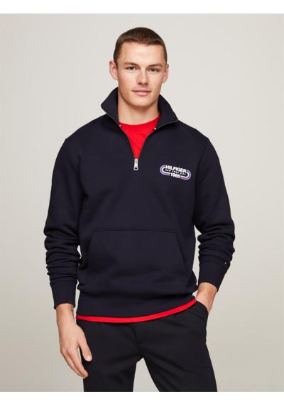 толстовка HILFIGER TRACK GRAPHIC HALF ZIP