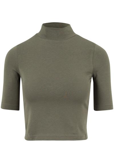 футболка »Urban Classics Damen Ladies Cropped Turtleneck Tee«