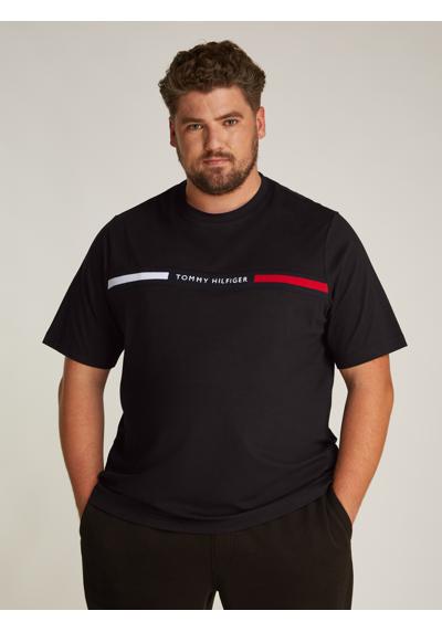 Рубашка с круглым вырезом больших размеров BT-HILFIGER CHEST INSERT TEE-B