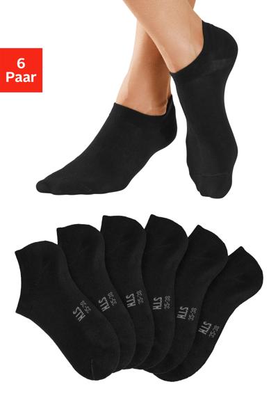 Носки-кроссовки (6 пар в упаковке) с особенно коротким голенищем.