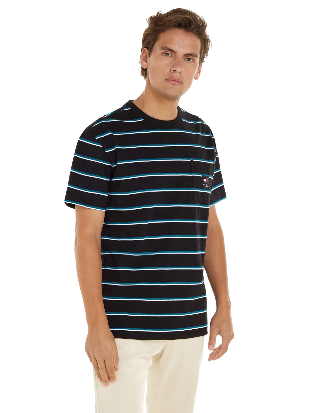 футболка TJM REG EASY STRIPE TEE