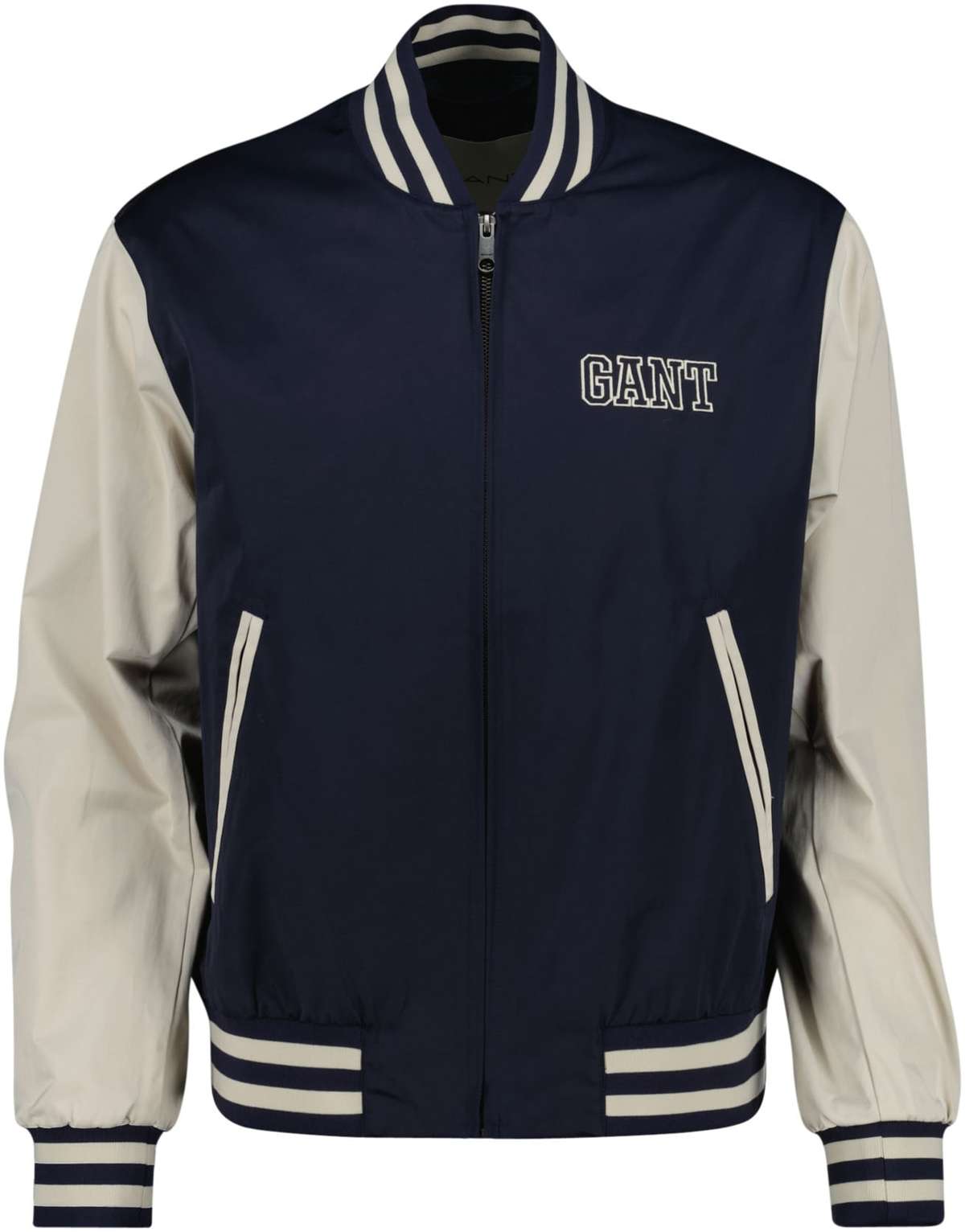 Бомбер с большим логотипом на спине.»LIGHT VARSITY JACKET«