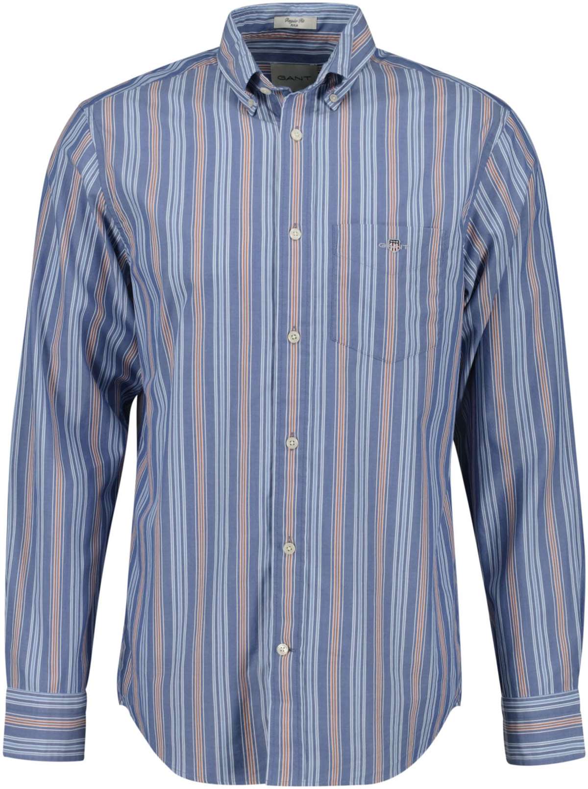 Рубашка с длинным рукавом»REG POPLIN STRIPE SHIRT«