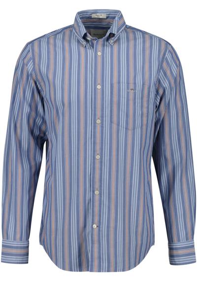 Рубашка с длинным рукавом»REG POPLIN STRIPE SHIRT«