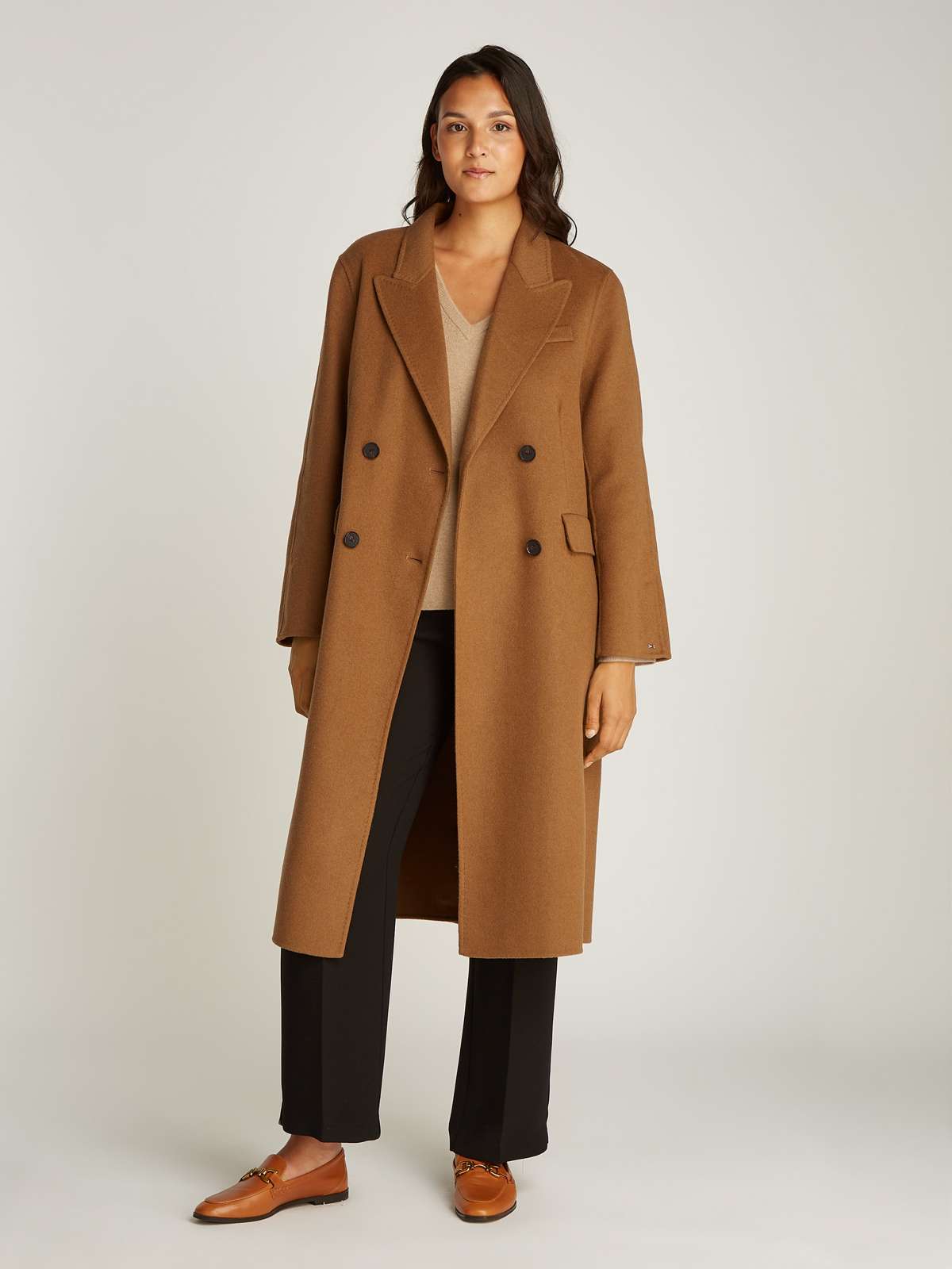 Зимнее пальто с вышивкой логотипа Tommy Hilfiger »MD DF WOOL BLEND DB COAT«