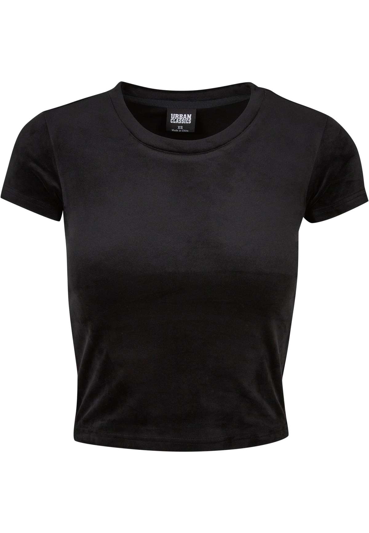 футболка »Urban Classics Damen Ladies Short Velvet Tee«