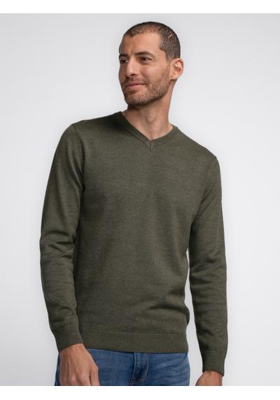 свитер с V-образным вырезом»Men Knitwear V-Neck Basic«