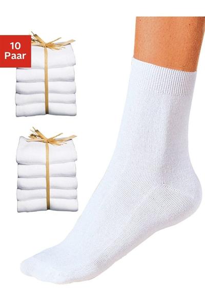 Базовые носки (упаковка, 10 пар), однотонные