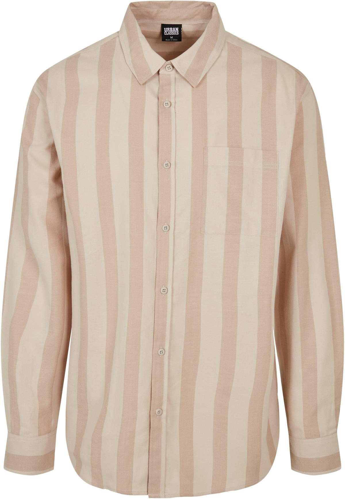 Рубашка с длинным рукавом Urban Classics Herren Striped Shirt