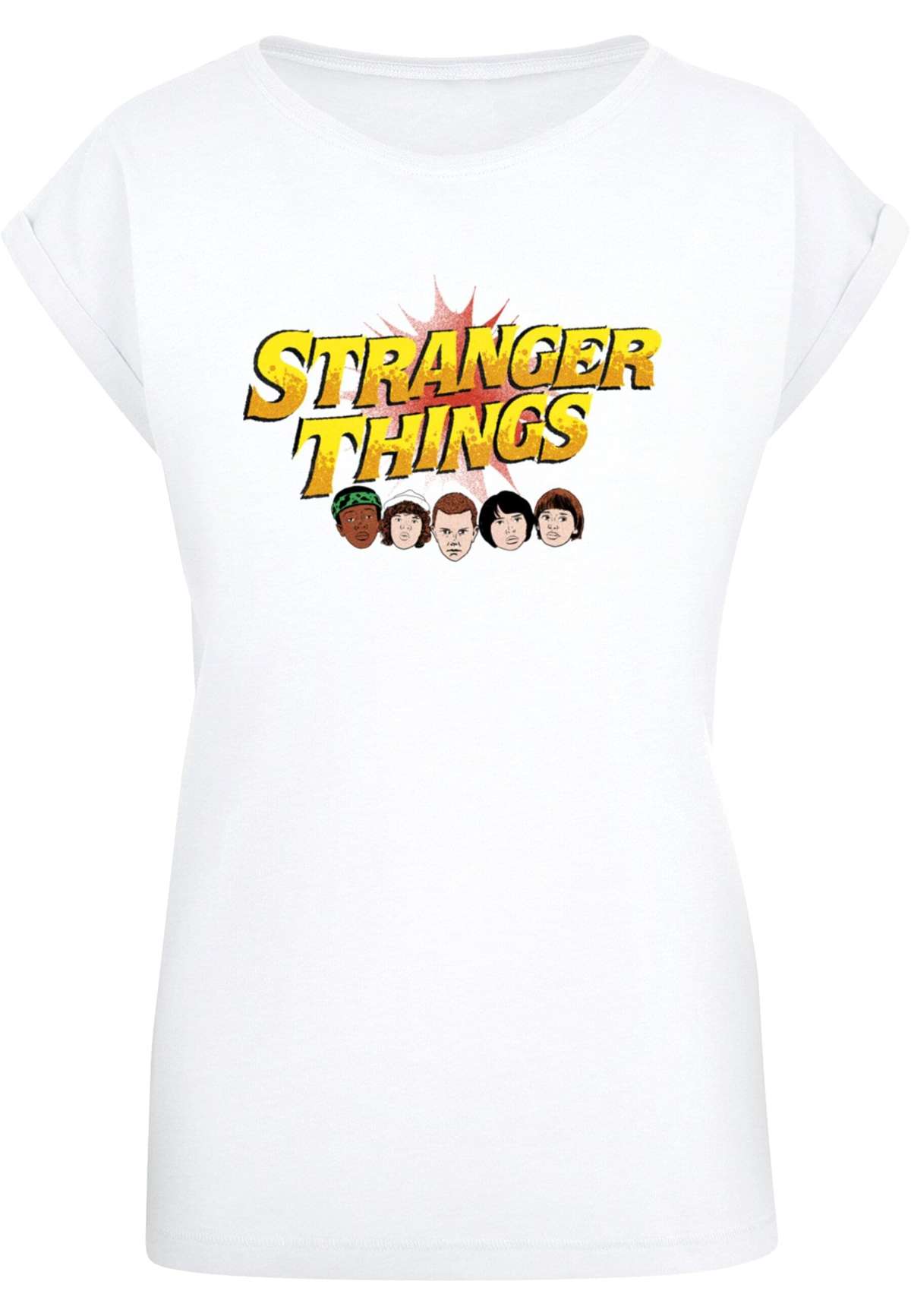 футболка »Damen Ladies Stranger Things - Comic Heads T-Shirt«