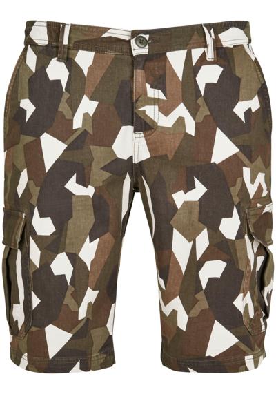 Тканевые брюки Urban Classics Herren Geometric Camo Stretch Twill Cargo Shorts