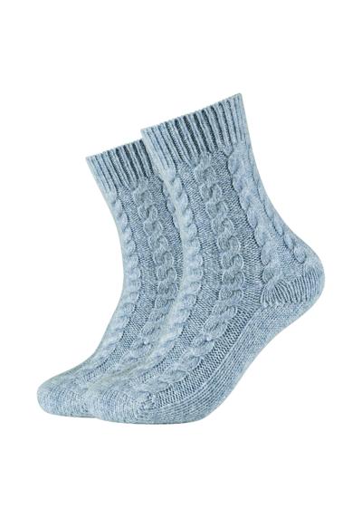 Носки »Socken Cosy Kuschelsocken Flauschig Warm Damen Zopfmuster Lang«