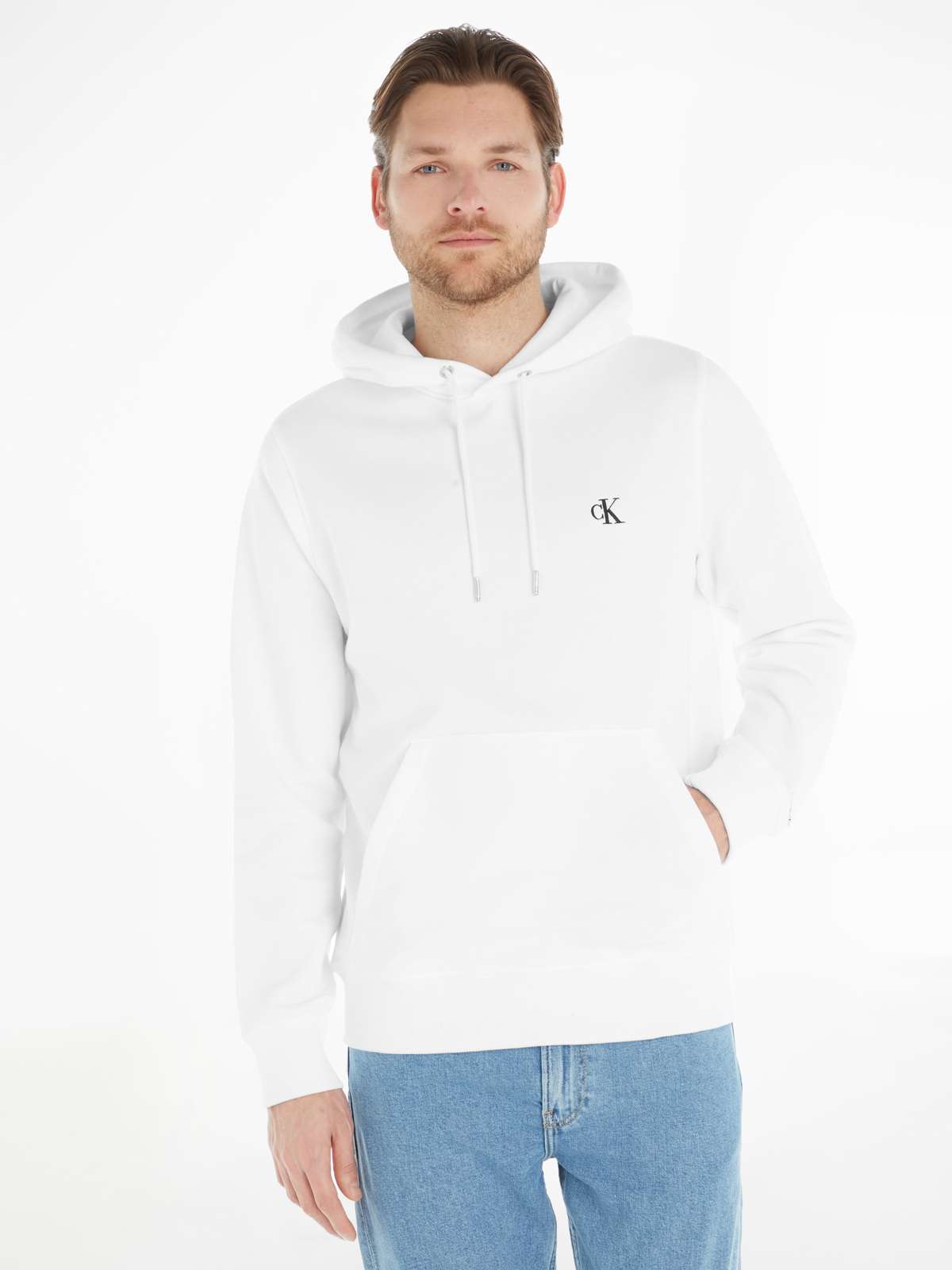 Толстовка с капюшоном CK ESSENTIAL HOODIE