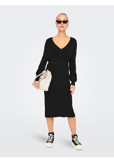 Трикотажное платье ONLKATIA LS V-NECK DRESS NCA KNT