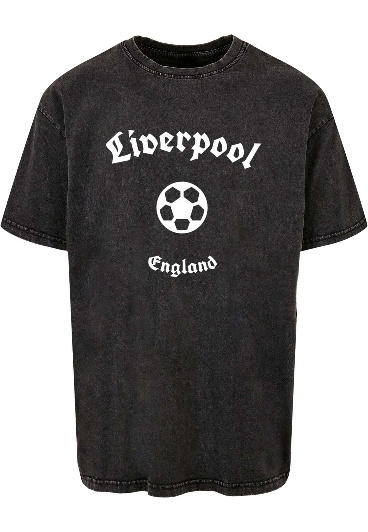 футболка»Herren Liverpool X Acid Washed Heavy Oversize Tee«