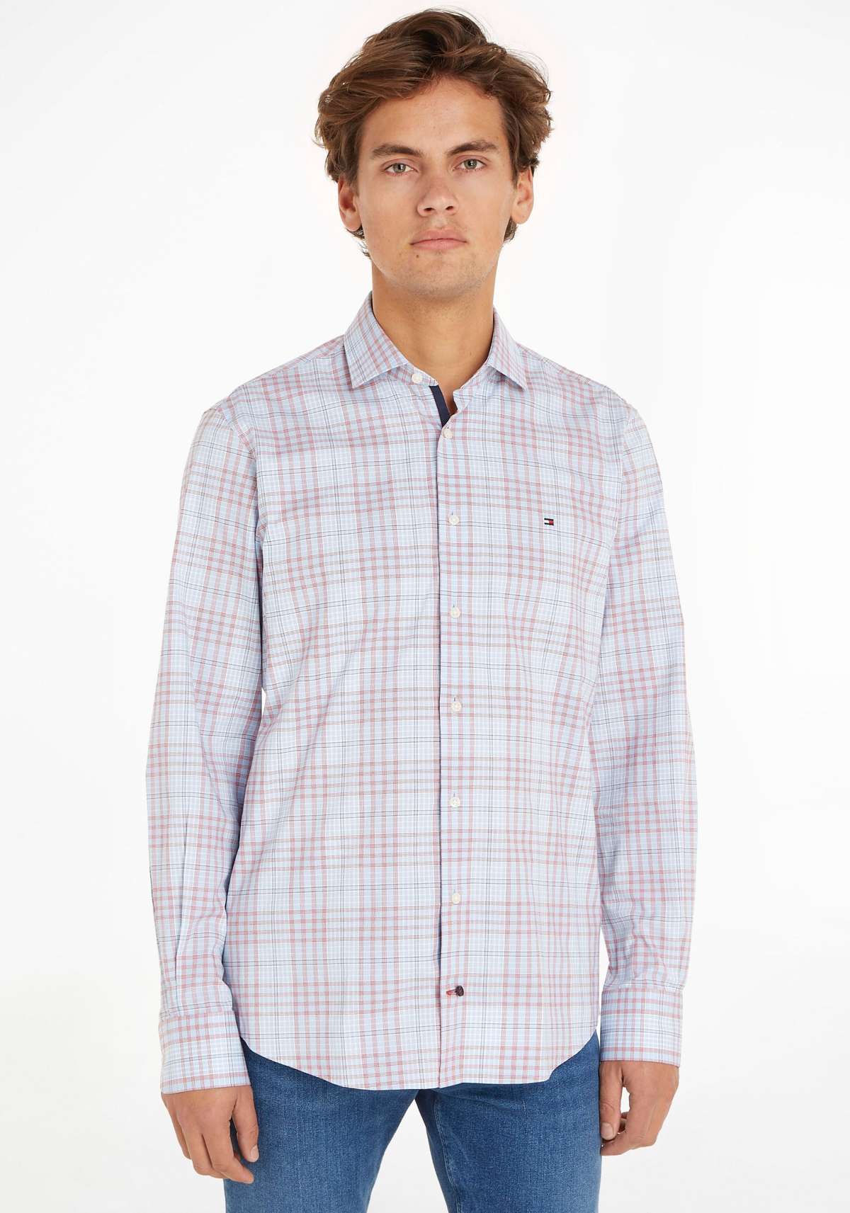 Рубашка с длинным рукавом»CL STRETCH GLEN CHECK SF SHIRT«