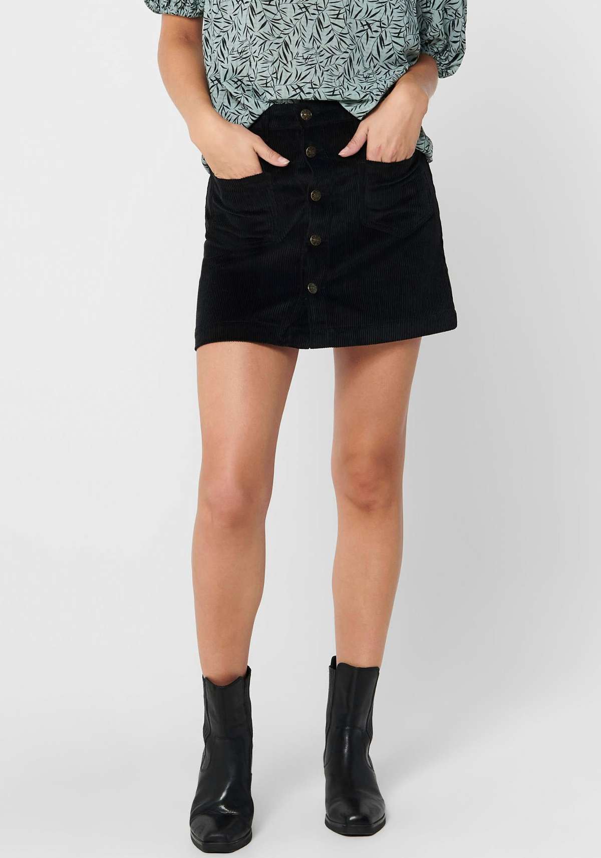 Мини-юбка ONLAMAZING HW CORD SKIRT