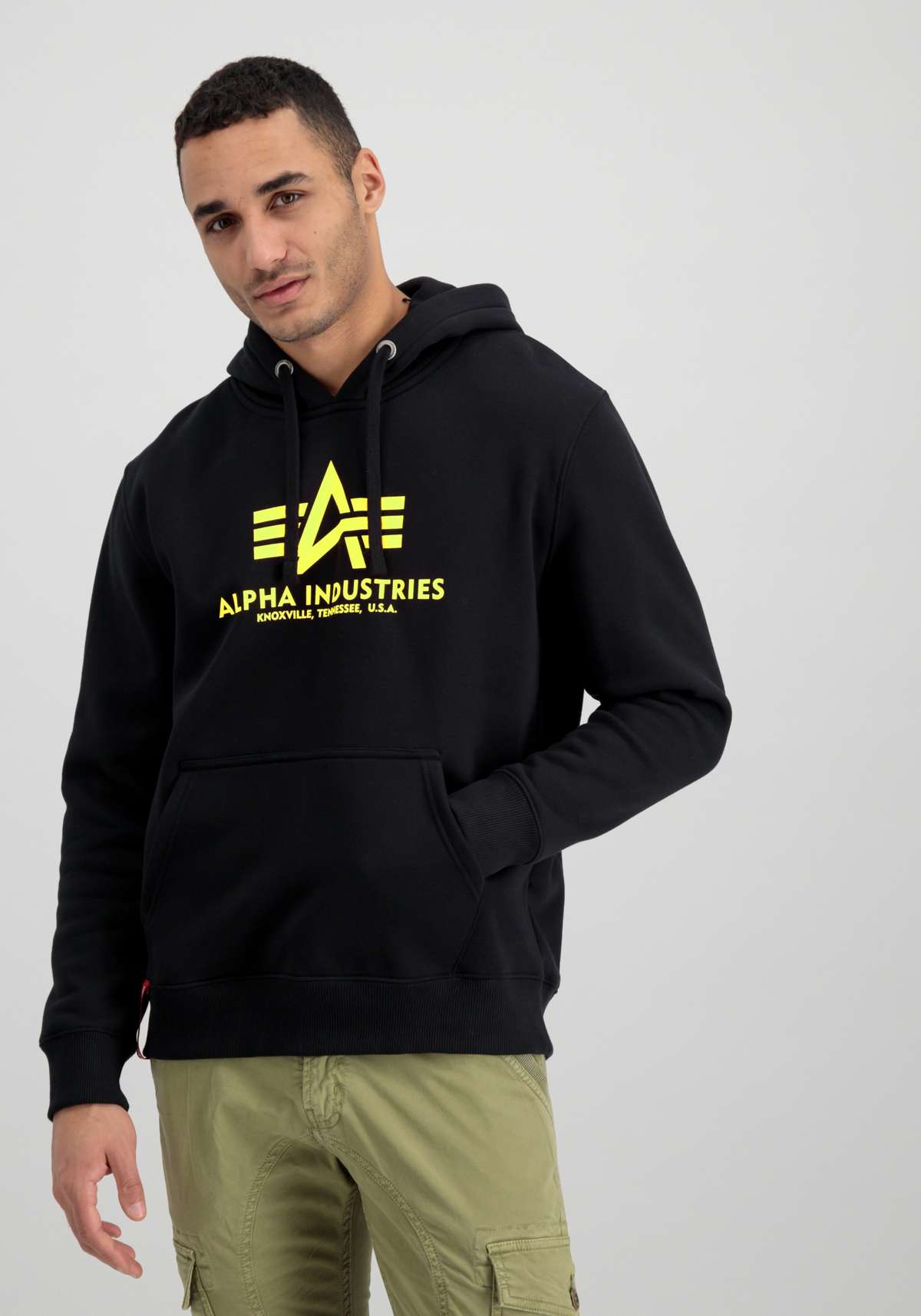 Толстовка с капюшоном»Men - Hoodies Basic Hoodie Neon Print«