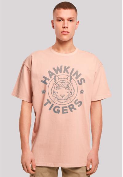 футболка Stranger Things Hawkins Grey Tiger