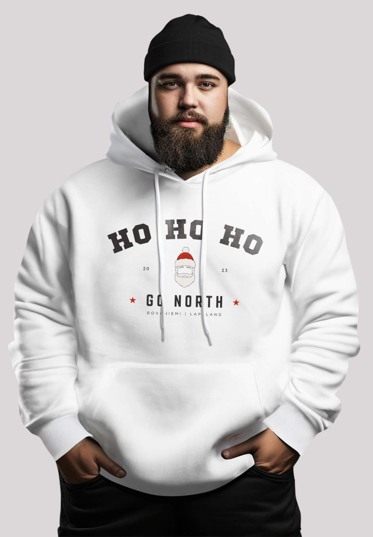 Толстовка с капюшоном Ho Ho Ho Santa Weihnachten PLUSSIZE