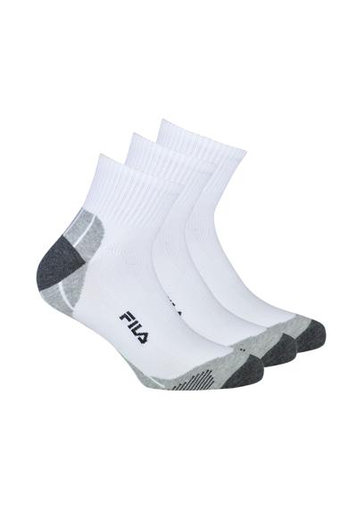 Короткие носки Socken FILA QUARTER UNISEX SOCKS MULTISPORT 3P 3er Pack