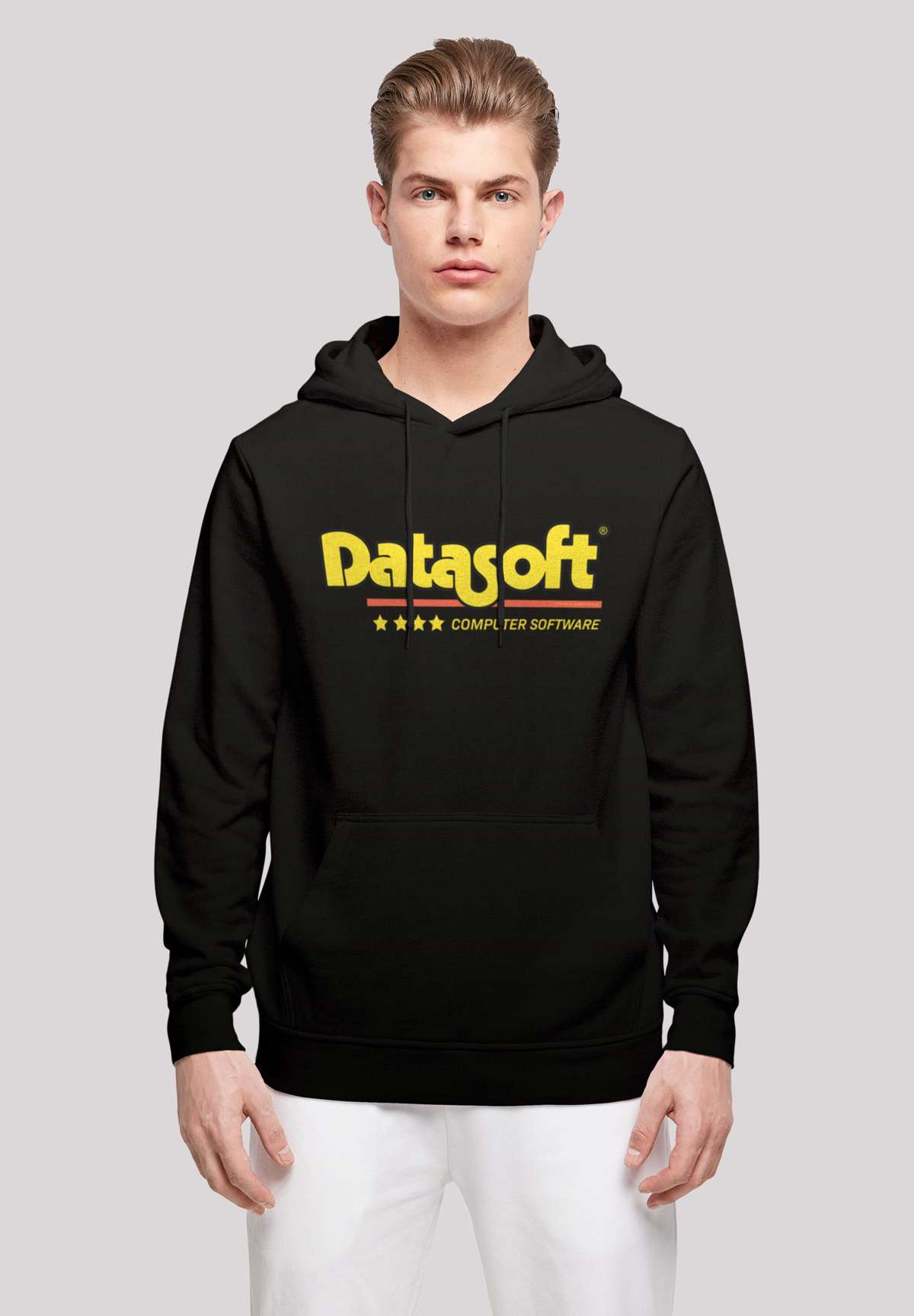 Толстовка с капюшоном Retro Gaming Datasoft Logo gelb