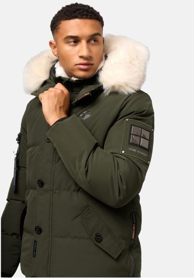 Зимняя куртка с капюшоном, стильная зимняя парка со съемным капюшоном.