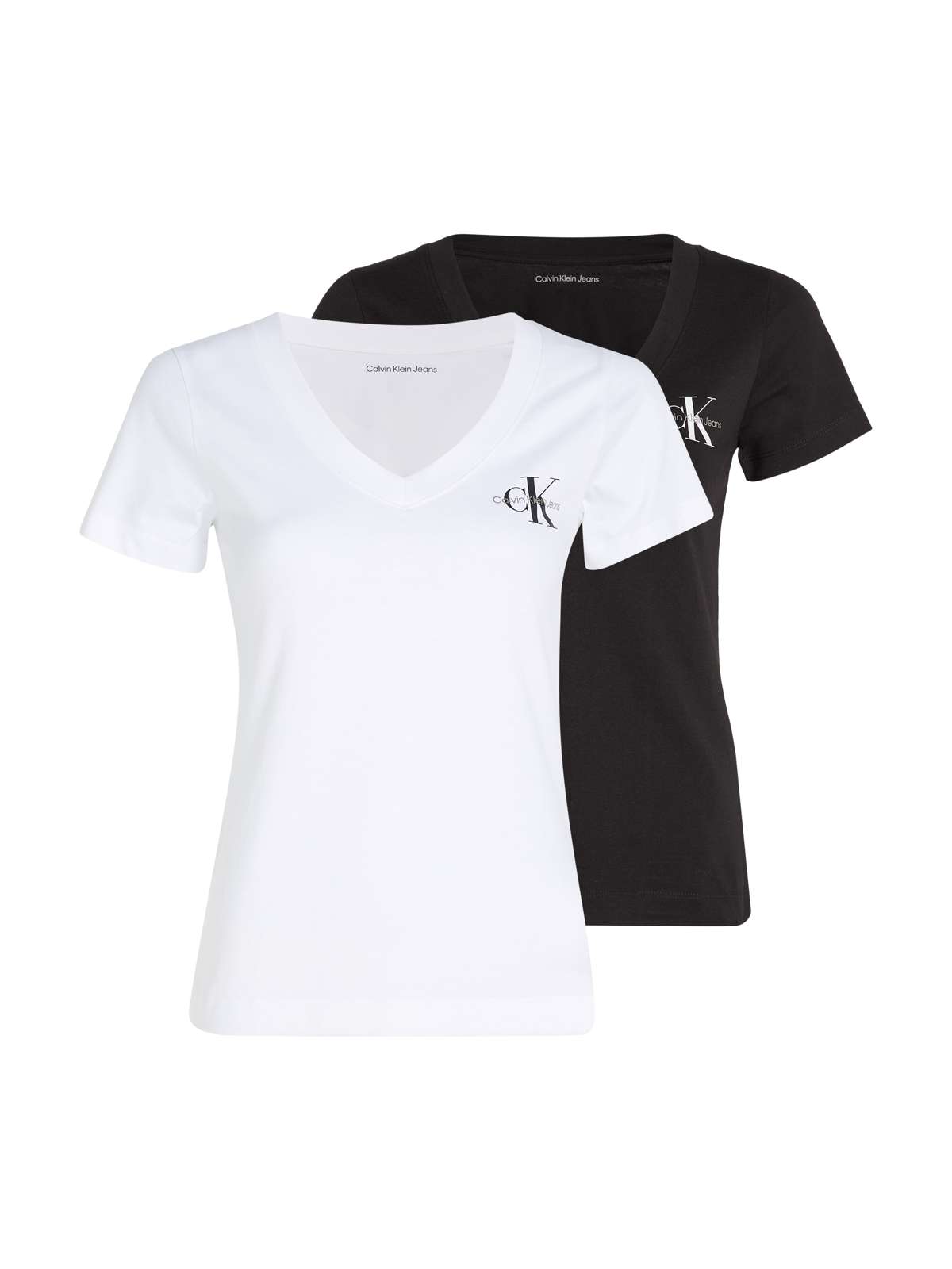 Футболка с логотипом бренда »2-PACK MONOLOGO V-NECK TEE«