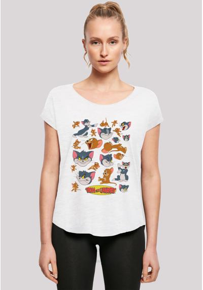 футболка Long Cut T-Shirt Tom and Jerry TV Serie Many Faces