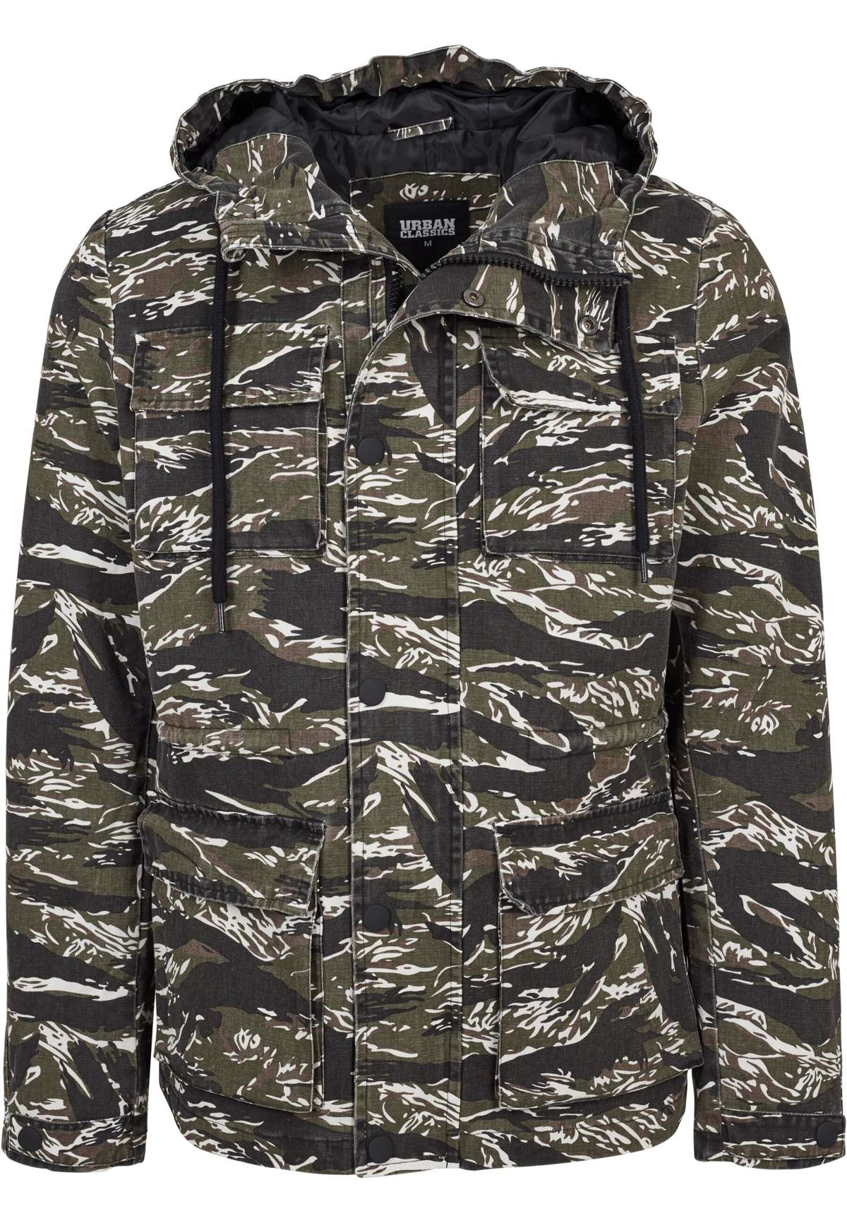 Всепогодная куртка»Urban Classics Herren Tiger Camo Cotton Jacket«