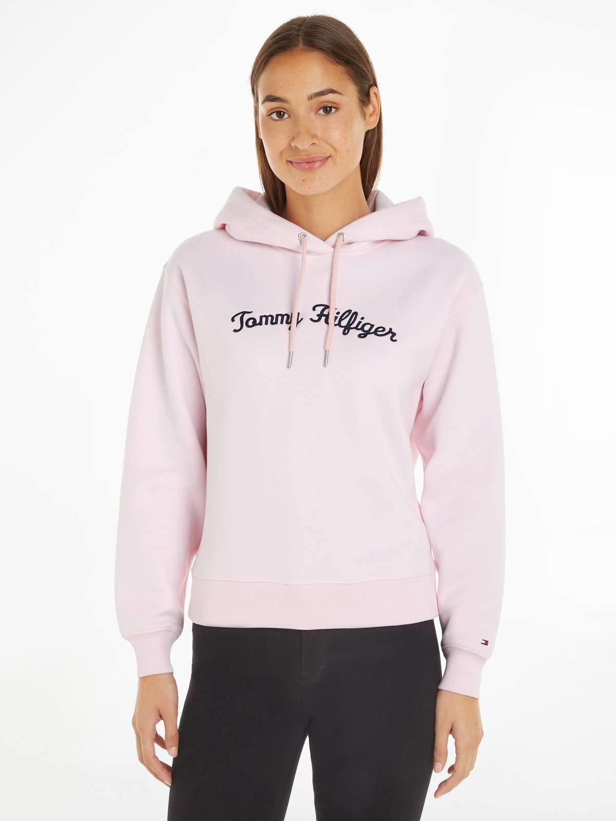 Толстовка с капюшоном и надписью Tommy Hilfiger... »IM REG SCRIPT HILFIGER HOODIE«