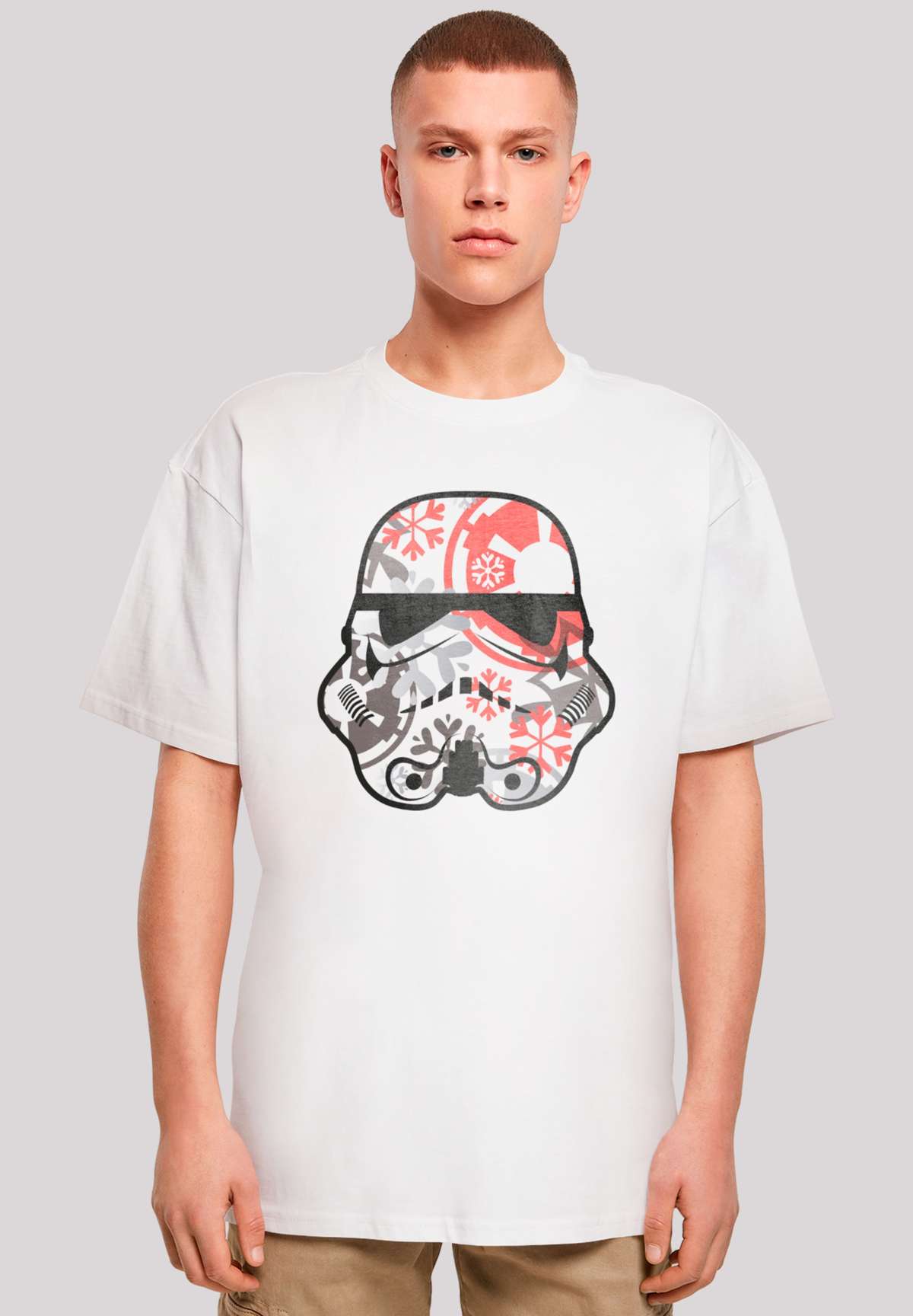 футболка Star Wars Trooper Head Snoflakes