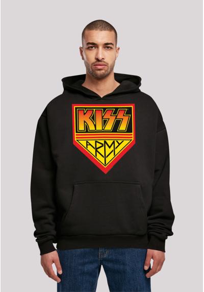 Толстовка с капюшоном Kiss Rock Band Army Logo