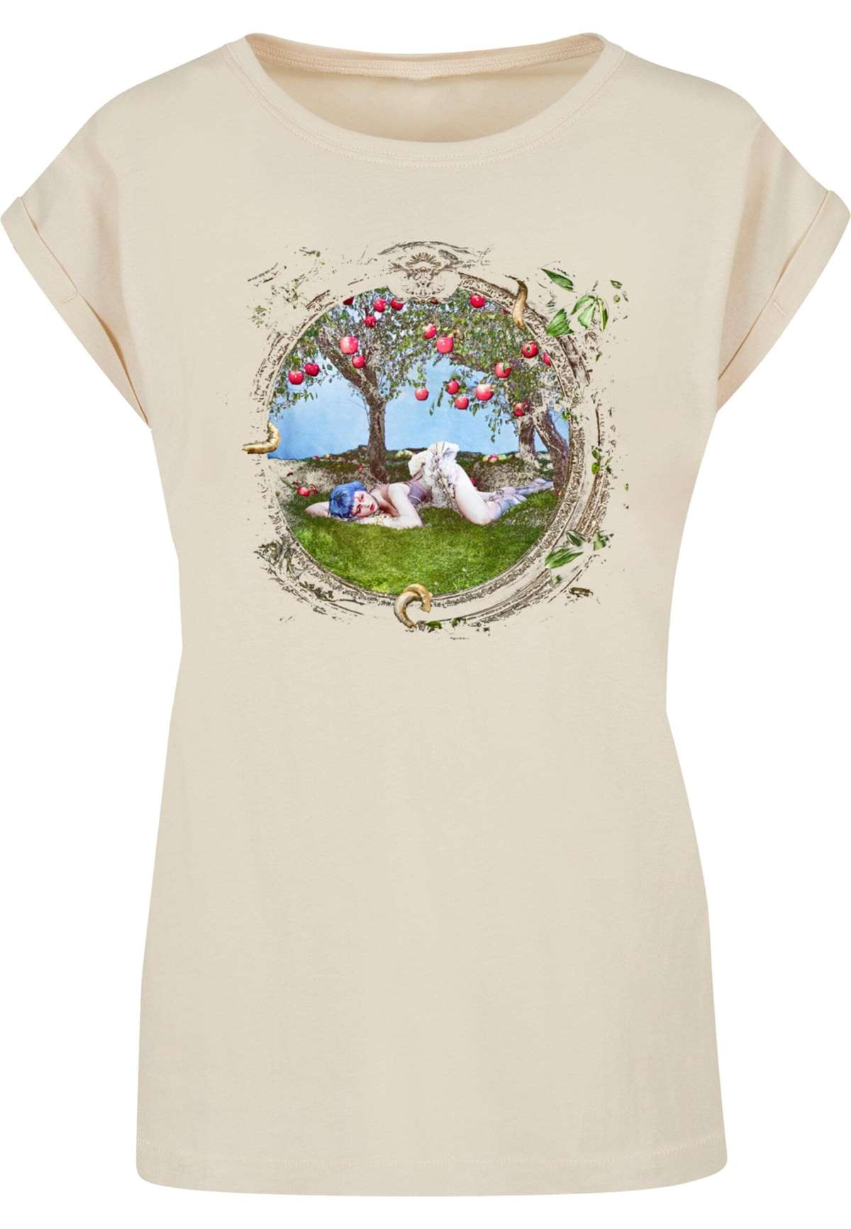 футболка »Ladies Ashnikko - Apple Picture Extended Shoulder Tee«