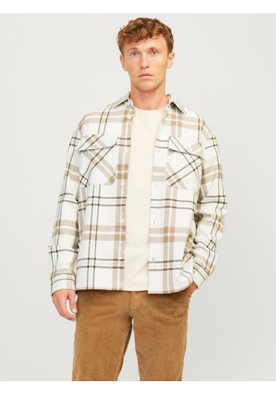 Рубашка с длинным рукавом JPRRAYMOND MELANGE CHECK LS OVERSHIRT SN