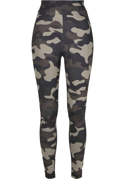 леггинсы Urban Classics Damen Ladies High Waist Camo Tech Leggings