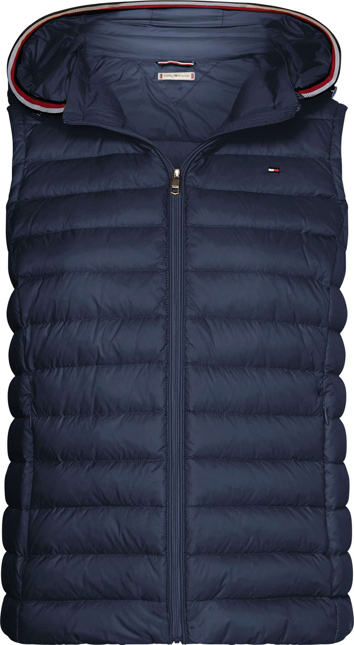 Стеганый жилет с полосками типичных цветов Tommy Hilfiger на... »HERITAGE LW VEST«