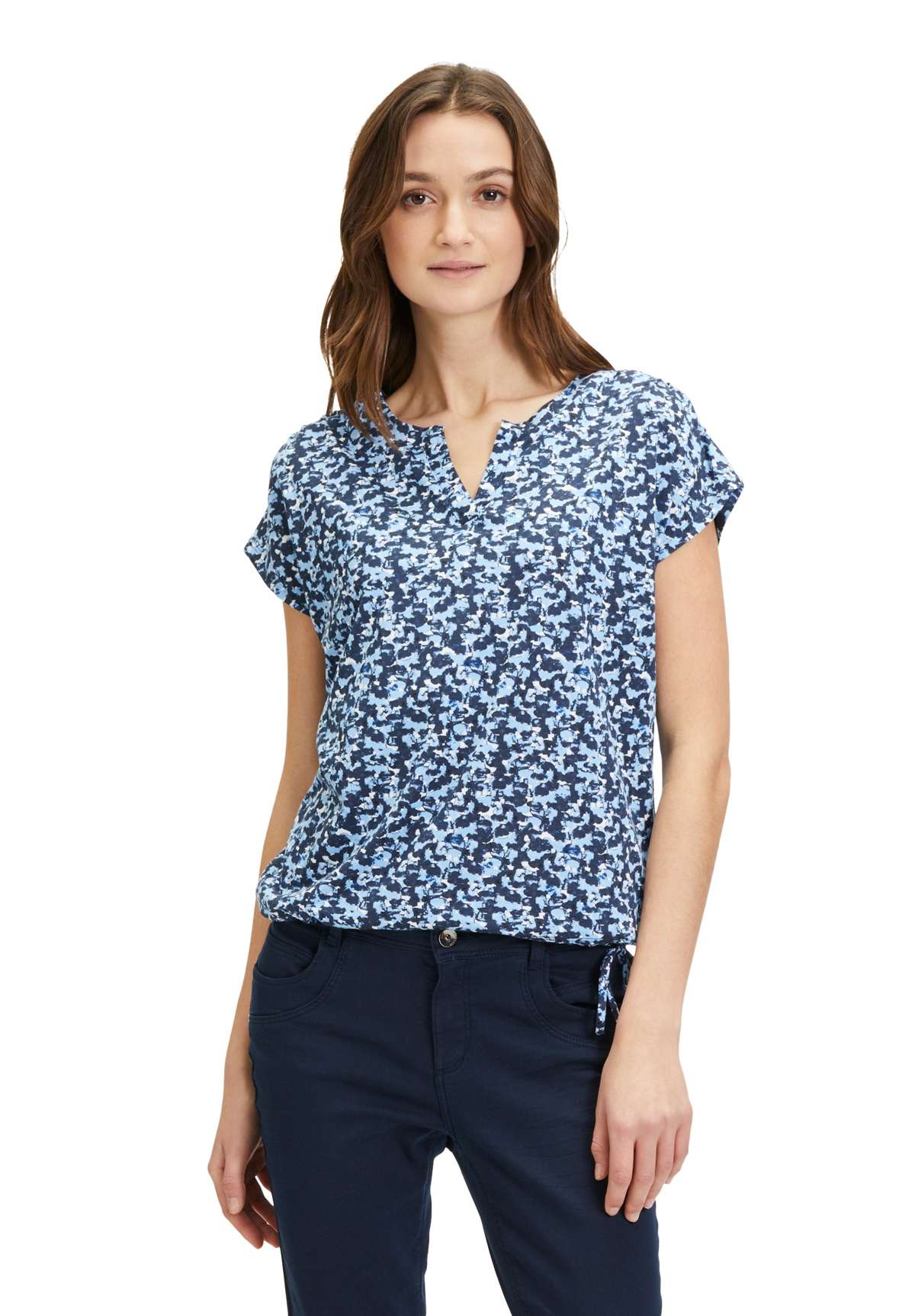 Рубашка с коротким рукавом Betty & Co Casual-Shirt mit Tunnelzug