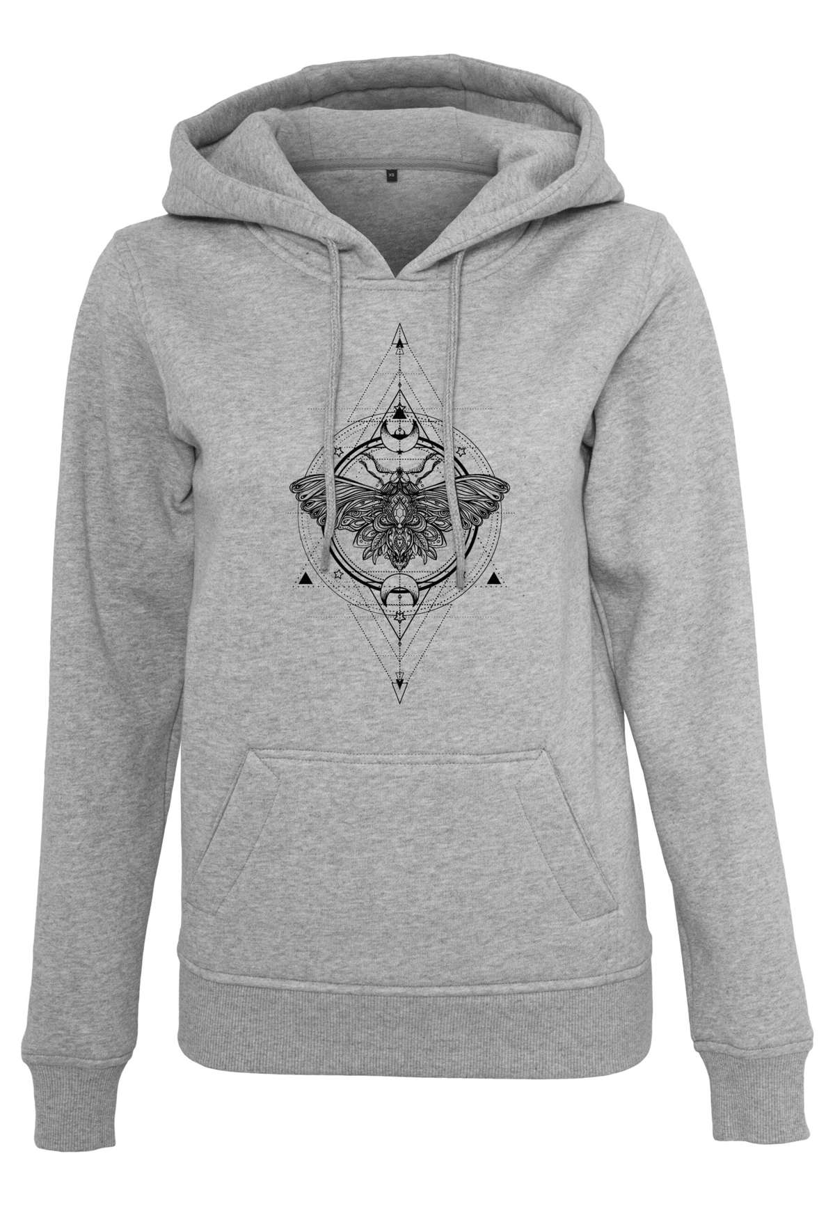 Свитер с круглым вырезом Damen Ladies Moth Hoody